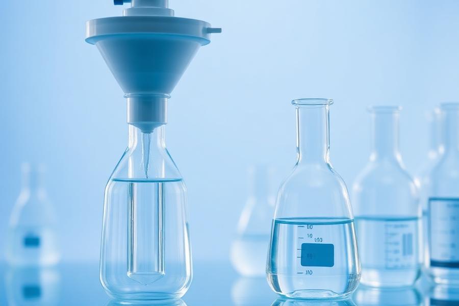 Membrane filtration apparatus and water sample flasks